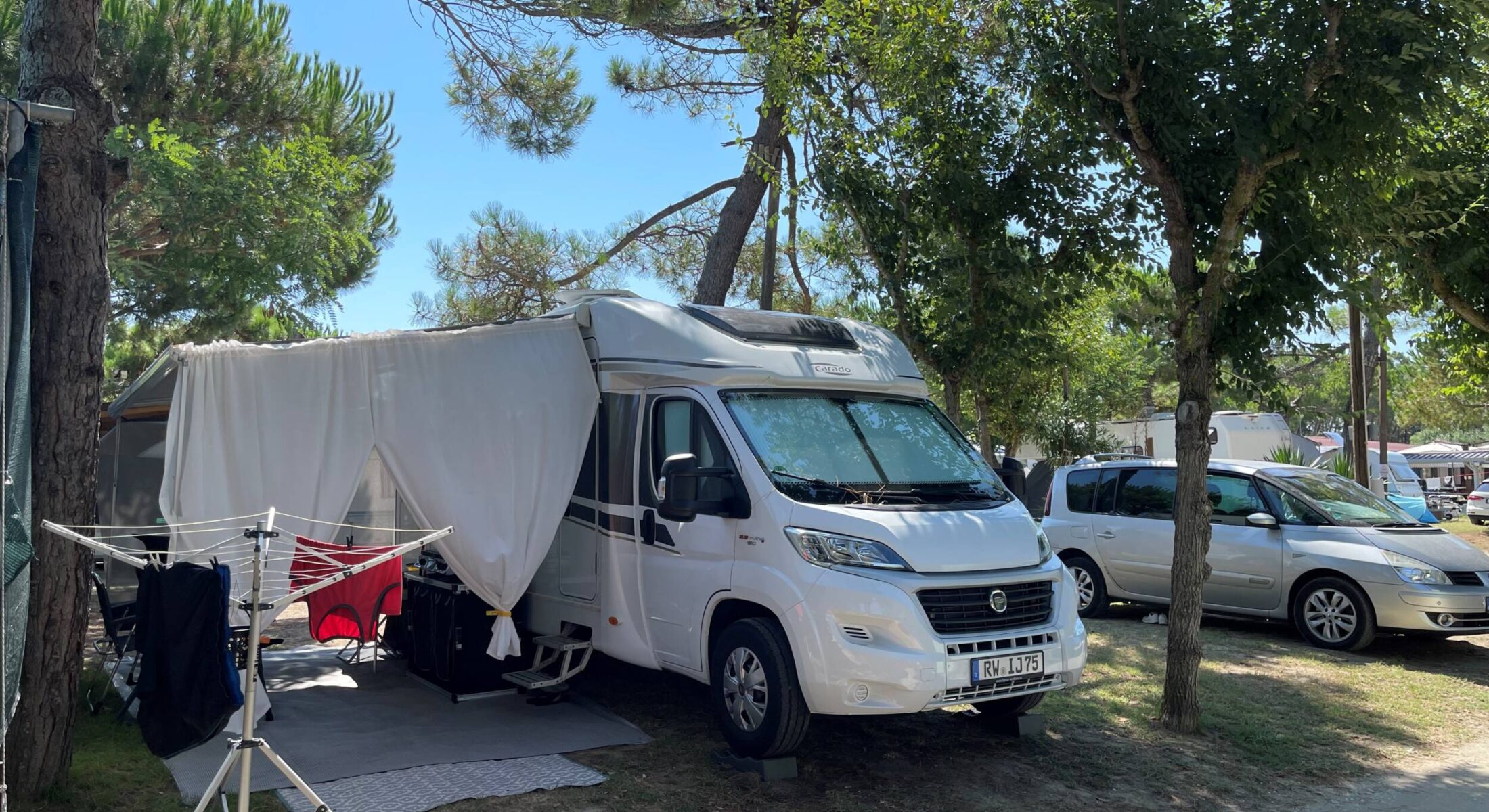 Camping direttamente sul Mare | Elenco delle Piazzole